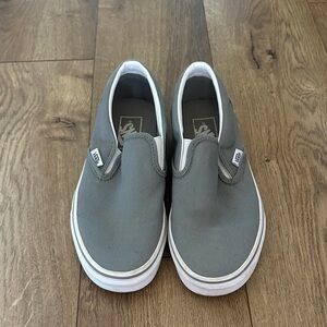 Vans Kids Gray Slip-On Sneakers